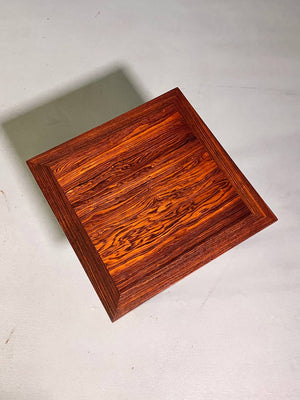 Mid-Century Modern Rosewood, Walnut & Brass Side Table by Bert England, c.1960's
