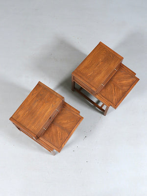 Pair of Mid Century Modern Nightstands by American of Martinsville c.1960's