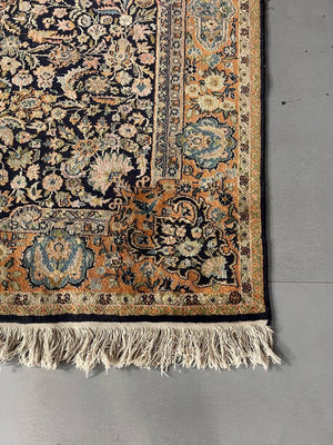Vintage Persian Kashan-Style Wool Area Rug, c.1970s