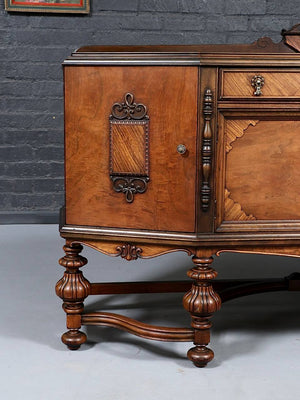 American Renaissance Revival Inlaid Wood Buffet by Union Furniture Co., c.1920's