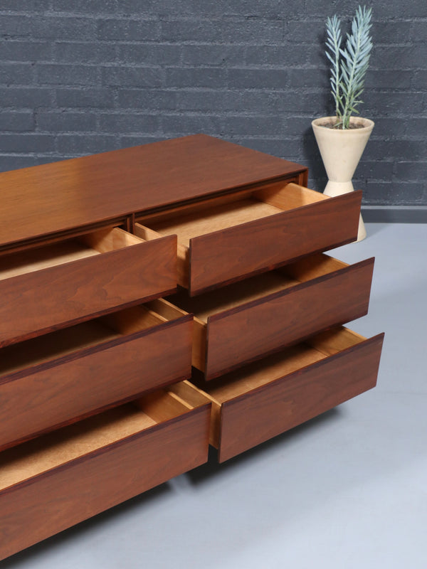 Mid-Century Modern Walnut & Rosewood Dresser by Stanley, c.1960’s