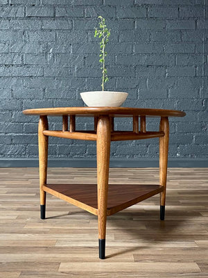 Mid-Century Modern “Acclaim” Triangular Tier Side Table by Lane, c.1960’s