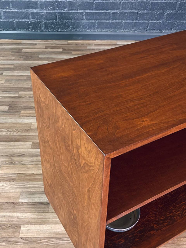 Mid-Century Modern Walnut Bookcase Cabinet, c.1960’s