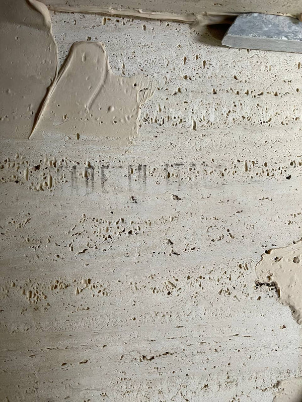 Vintage Post Modern Italian Travertine Coffee Table, c.1980’s