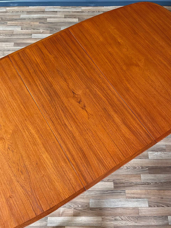 Expanding Mid-Century Danish Modern Teak Dining Table by Gudme, c.1960’s