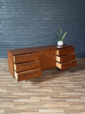 Mid-Century Modern Walnut Dresser w/ Cabinet Door, c.1960’s