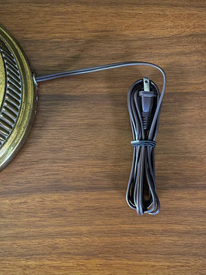 Vintage Italian Beige Murano Glass Table Lamp, c.1960’s