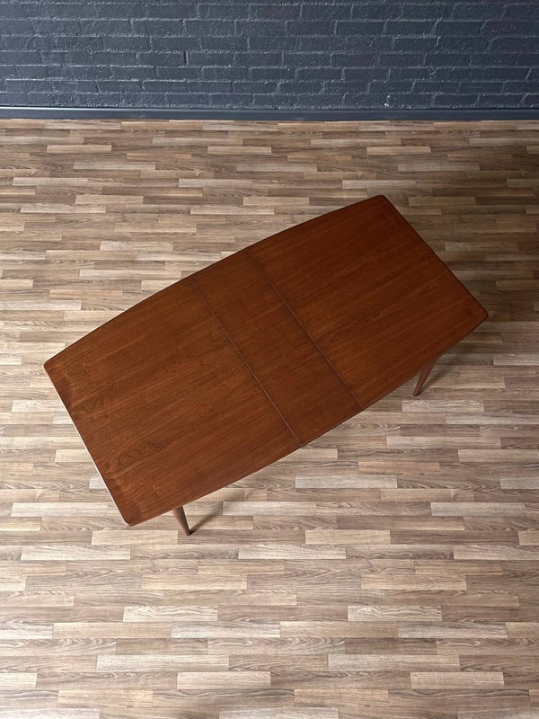 Expanding Mid-Century Modern Walnut Dining Table, c.1950’s