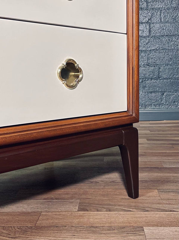 Mid-Century Modern “Panorama” Two-Tone Lacquered & Walnut Dresser by Kent Coffey, c.1960’s