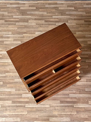 Mid-Century Modern Walnut Highboy Dresser, c.1960’s