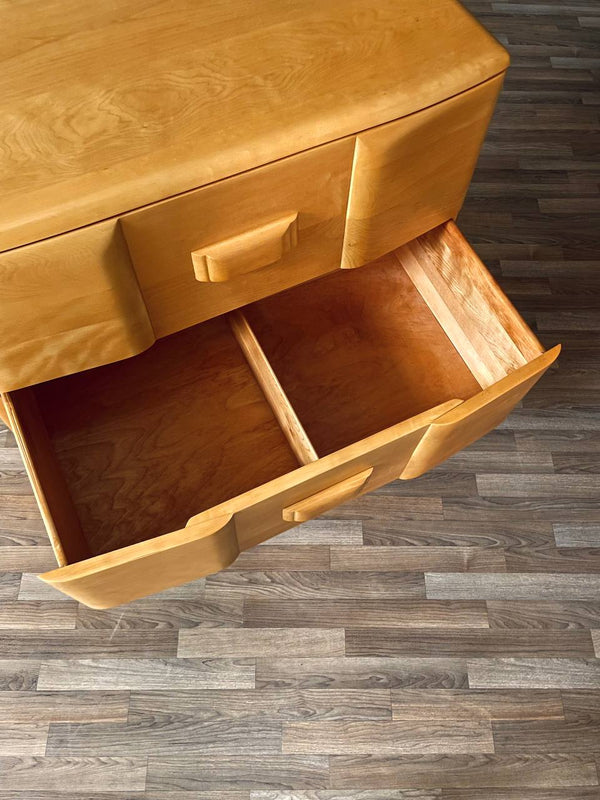 Mid-Century Modern “Riviera” Highboy Birch Dresser by Heywood Wakefield, c.1950’s