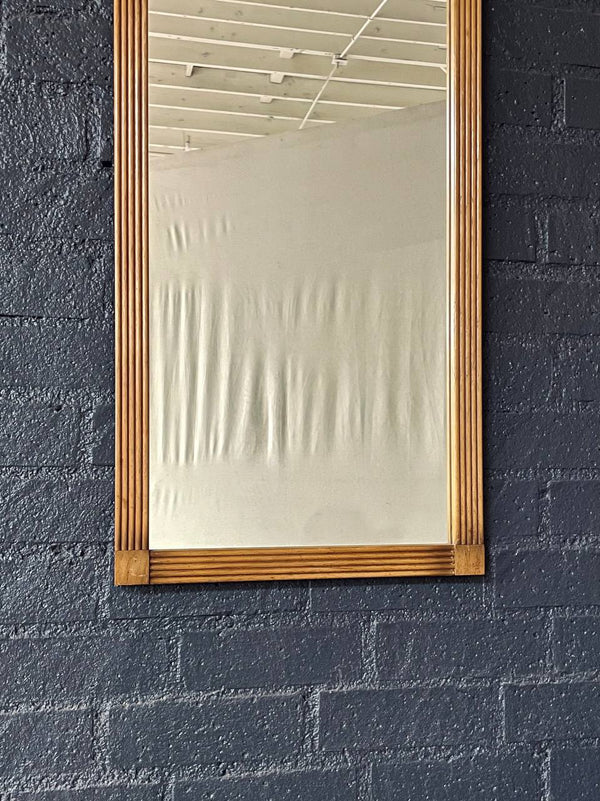 Pair of French Neoclassical Style Mirrors w/ Ribbon Crest, c.1950’s