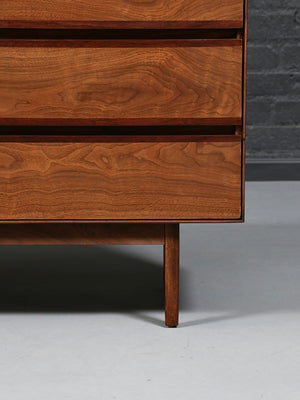 Mid-Century Modern Walnut & Rosewood Dresser by Stanley, c.1960’s