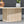 Vintage Italian Beveled Travertine Pedestal Coffee Table, c.1970’s