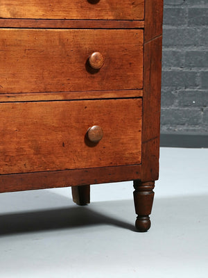 Early American Farmhouse Cherry 4-Drawer Dresser, c.1900’s