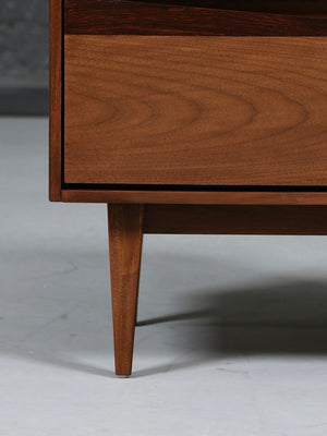 Mid-Century Modern Walnut & Rosewood Night Stand by Bassett, c.1960’s