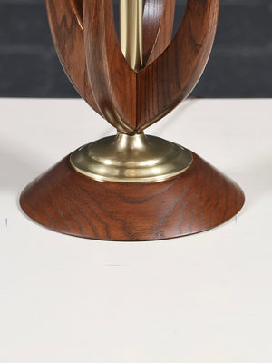 Californian Modern Sculpted Table Lamp by Roller Lamp Co.,  c.1960's