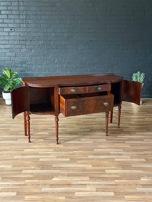 Antique Federal Style Mahogany Sideboard Server, c.1950’s