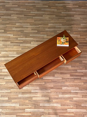 Mid-Century Modern 9-Drawer Walnut Dresser by Dixie, c.1960’s