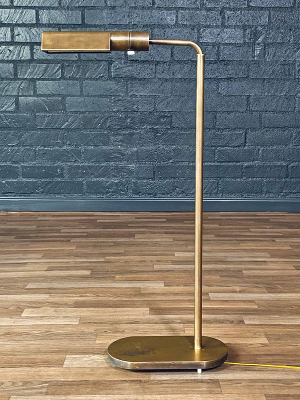 Mid-Century Californian  Modern Articulating Brass Floor Lamp by Casella, c.1970’s