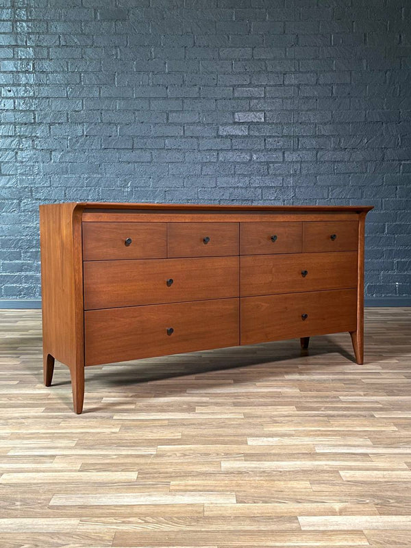 Mid-Century Modern “Profile” Walnut Dresser by John Van Koert for Drexel, c.1950’s