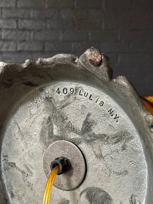 French Neoclassical Style Reverse Painted Glass w/ Classical Male Figural Motifs Table Lamp, c.1930’s