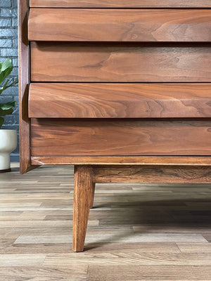 Large Mid-Century Modern “Rhythm” Walnut Dresser by Lane, c.1950’s