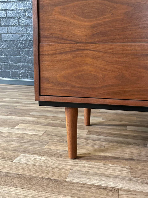 Mid-Century Modern Walnut Highboy Dresser by Dixie, c.1960’s