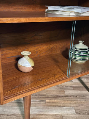 Mid-Century Modern Bookcase w/ Glass Doors, c.1960’s