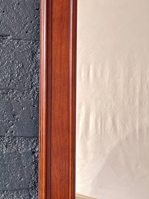 Mid-Century Modern Cherry Wood Wall Hanging Mirror, c.1960’s