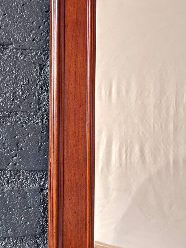 Mid-Century Modern Cherry Wood Wall Hanging Mirror, c.1960’s