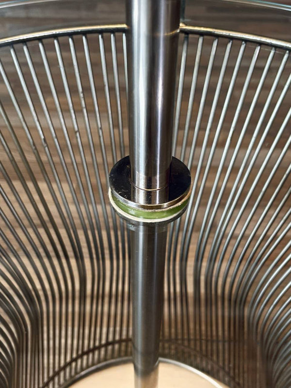 Laurel Wired Floor Lamp w/ Glass Side Table, c.1960’s