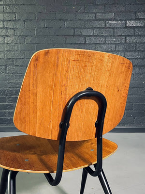 Mid Century Modern Walnut Plywood Chair by Brunswick, c.1960's