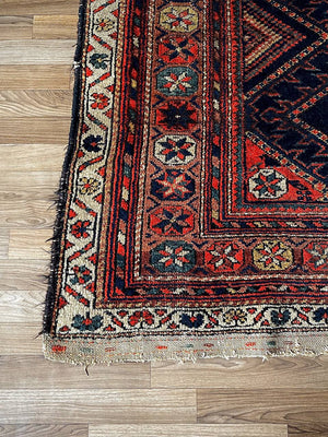 Antique Persian Afshar Tribal Rug Hand-Knotted Wool c.1920’s