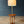 Mid-Century Sculpted Walnut Floor Lamp w/ Side Table, c.1960’s