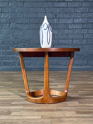 Pair of Mid-Century Modern “Rhythm” Walnut Side Tables by Lane, c.1960’s