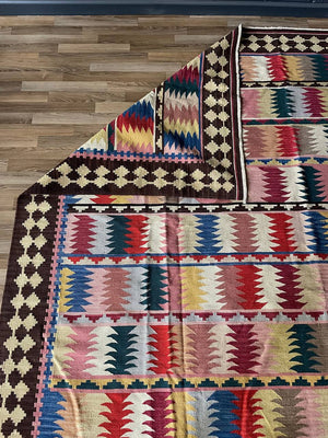 Vintage Hand Made Tribal Turkish Kilim Rug, c.1970’s