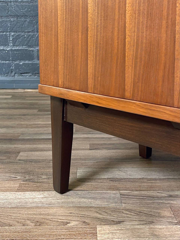 Mid-Century Two-Tone Lacquered & Walnut Night Stand, c.1960’s