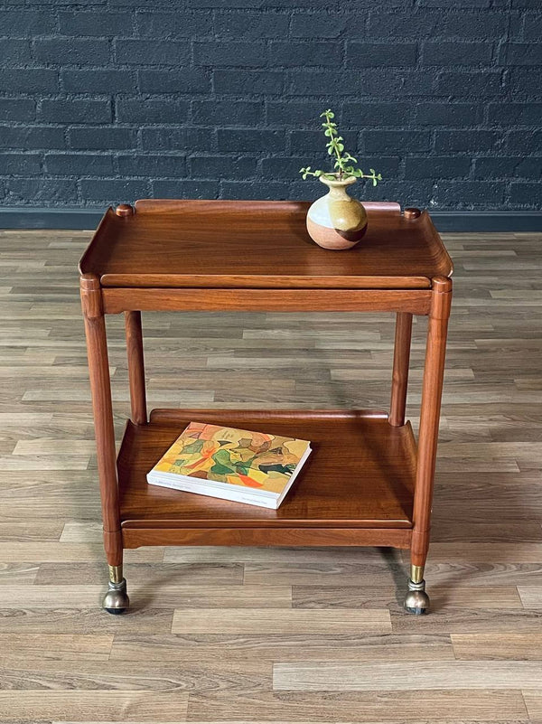 Mid-Century Danish Modern Collapsible Serving Cart by John Stuart, c.1960’s