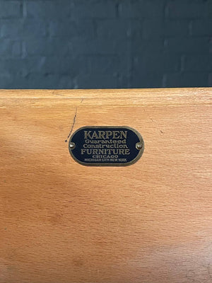 American Colonial Mahogany Vanity Desk, c.1940’s