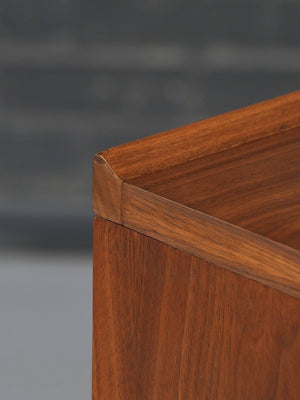 Mid Century Modern Walnut Highboy Dresser  c.1960's