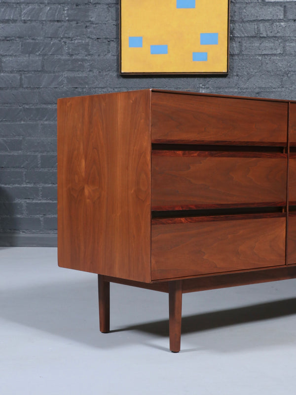 Mid-Century Modern Walnut & Rosewood Dresser by Stanley, c.1960’s