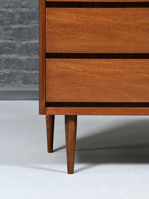 Mid-Century Modern Rosewood & Walnut Dresser by Bassett, c.1960’s