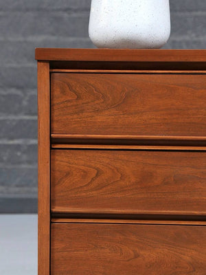 Mid Century Modern Walnut Nightstand by Dixie, c.1960's