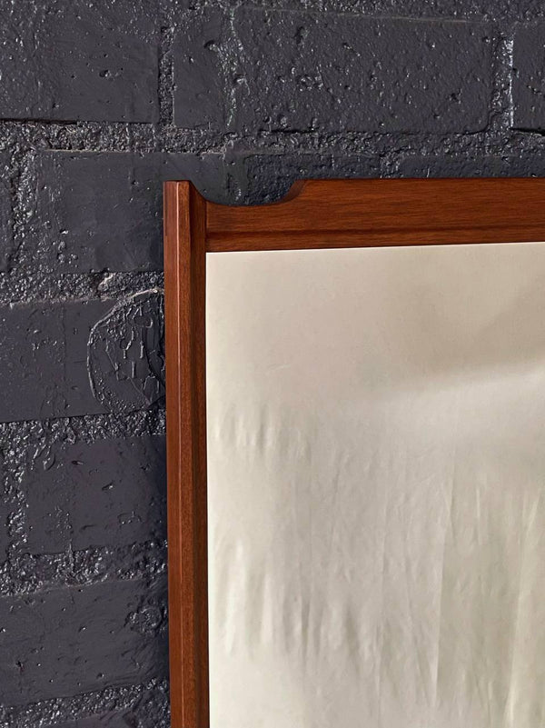 Mid-Century Modern Walnut Wall Mount Mirror, c.1960’s