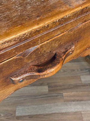 Early Californian Monterey Spanish Ranch Style Maple Desk, c.1930’s