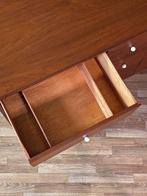 Mid-Century Modern 9-Drawer Walnut Dresser, c.1960’s