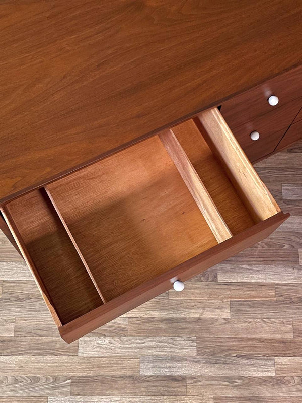 Mid-Century Modern 9-Drawer Walnut Dresser, c.1960’s
