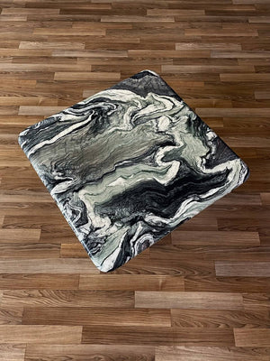Post Modern Italian Green Cipollino Marble Side Table, c.1970’s