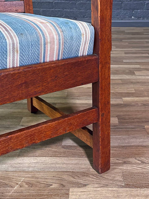 Arts & Craft Mission Oak Armchair by Stickley, c.1910’s